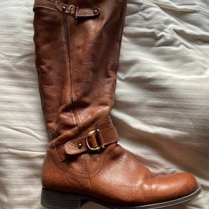 Naturalizer Jersey Wide Shaft Boots Size 10